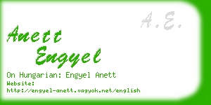 anett engyel business card